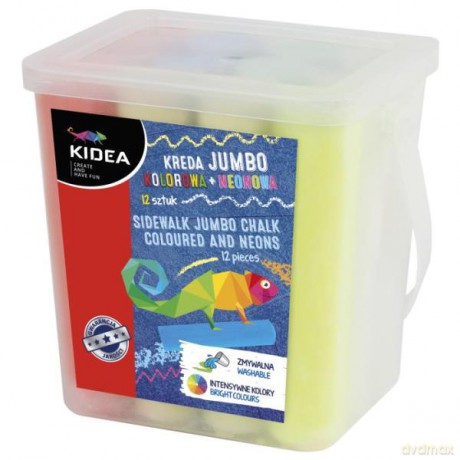 Kreda Jumbo kolorowa+neonowa