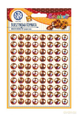 Kryształki do dek.złote - Bursztynowa komnata