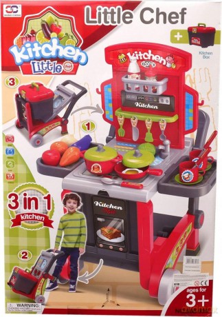 Kuchnia duża Little Chef w pudełku