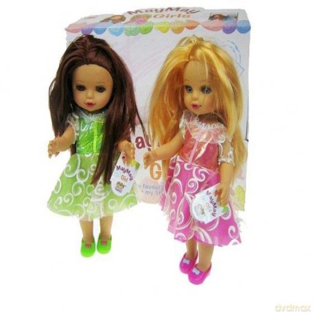 Lalka 36cm w sukience mix 