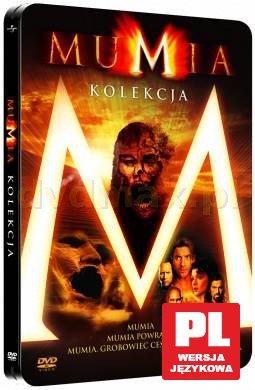 Mumia Kolekcja steelbox: Mumia/ Mumia powraca/ Mumia: Grobowiec Cesarza Smoka [3DVD]