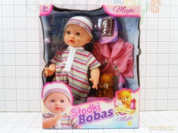 Lalka bobas z akcesoriami