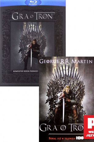 Gra o tron sezon 1 Pakiet [5xBlu-Ray]+[KSIĄŻKA]