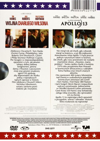 Tom Hanks BOX: Wojna Charliego Wilsona / Apollo 13 [BOX] [2DVD]