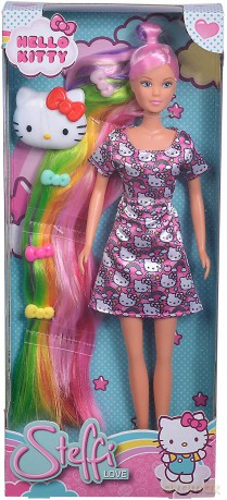 Lalka Steffi Hello Kitty z długimi włosami