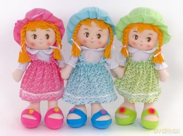 Lalka szmacianka z dźwięk