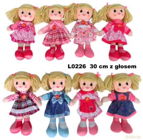 Lalka szmacianka z głosem