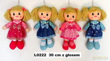 Lalka szmacianka z głosem