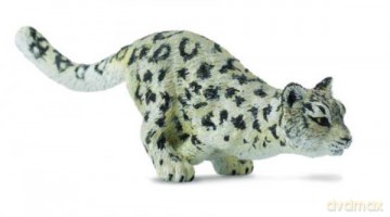 Leopard młody śnieżny biegnący [FIGURKA]