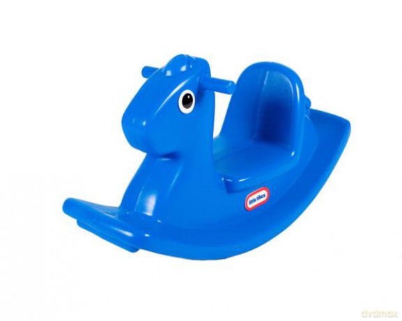 Little tikes Koń na biegunach niebieski w kartonie