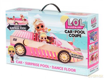 LOL Surprise! Car-Pool Coupe Auto z basenem i lalką