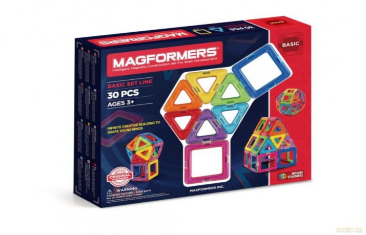 Klocki Magnetyczne 30 el. [KLOCKI]