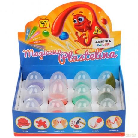 Magiczna plastelina zmieniająca kolor (wysyłka losowa)