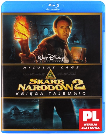 Skarb Narodów 2: Księga Tajemnic (Disney) [Blu-Ray]
