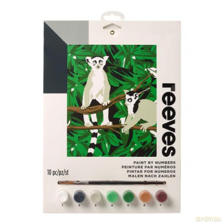 Malowanie po numerach - Lemur