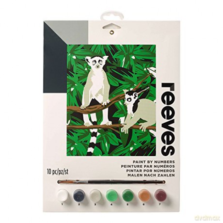 Malowanie po numerach - Lemur