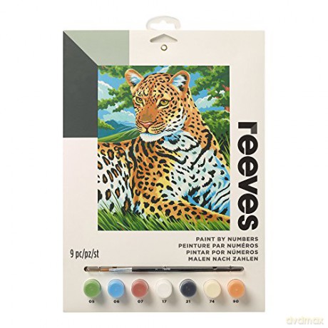 Malowanie po numerach - Leopard