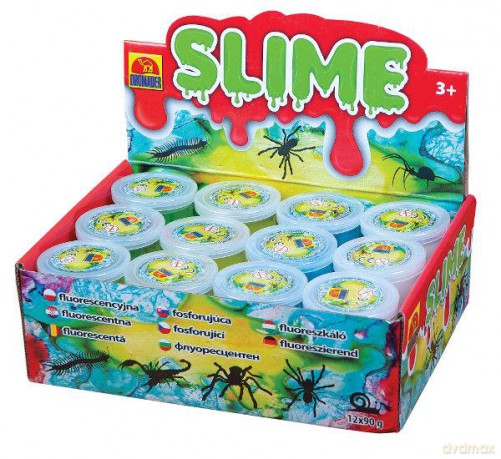 Masa SLIME świecący z robakiem
