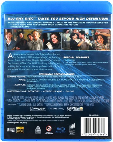 Uśmiech Mony Lizy [Blu-Ray]