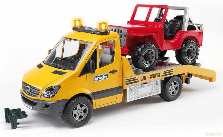 MB Sprinter pomoc drogowa + Jeep i sygnalizacja