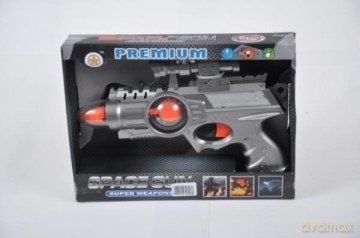 MC Pistolet plastikowy na baterie