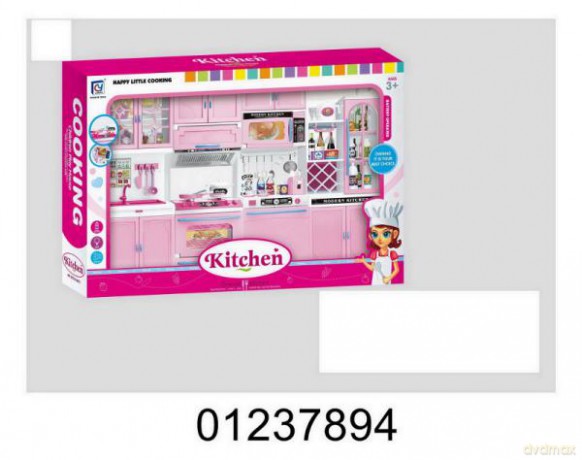 Mebelki kuchenne dla lalek na baterie