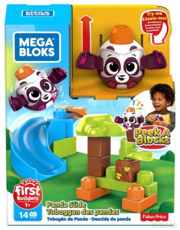 MEGA BLOKS Klocki A kuku Zjeżdżalnia mały zestaw GKX [KLOCKI]