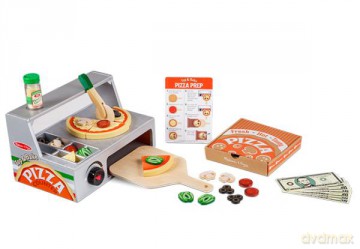 MELISSA Drewniany zestaw do robienia Pizzy
