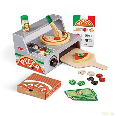 MELISSA Drewniany zestaw do robienia Pizzy
