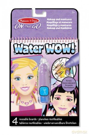 MELISSA Kolorowanka wodna Water Wow! Makijaż i manicure