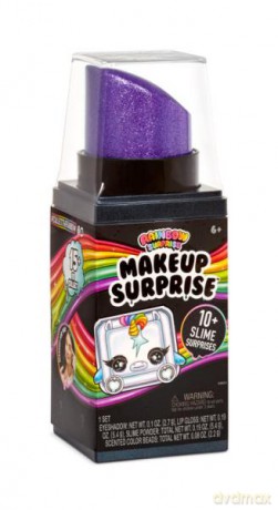 MGA Rainbow Makeup Surprise Kosmetyki, slime w opakowaniu w kształcie szminki [FIGURKA]