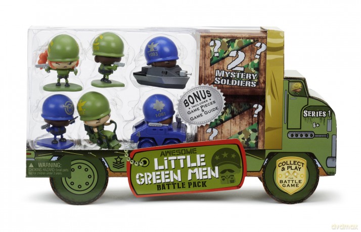 MGA Żółnierzyki Awesome Little Green Men Zestaw bitweny Battle Pack [FIGURKA]