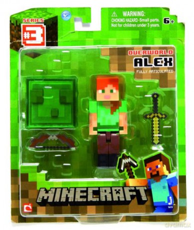 Minecraft Alex + akcesoria [KLOCKI]