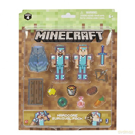 Minecraft Steve - zestaw przetrwania [KLOCKI]
