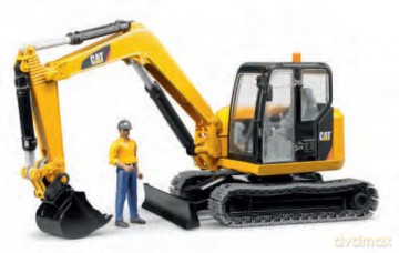 Minikoparka Caterpillar z figurką