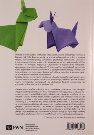 Psychologia Poznawcza W Praktyce Ekonomia Biznes Polityka - Andrzej Falkowski, Tomasz Zaleśkiewicz [KSIĄŻKA]