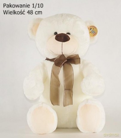 Miś kremowy wielki