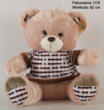 Miś w koszulce wielgachny