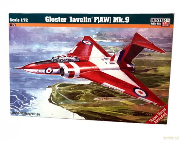 Model samolotu do sklejania Gloster Javelin F(AW) Mk