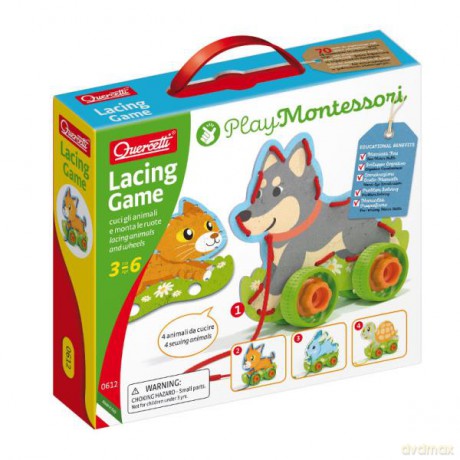 Montessori Wiązanka sznurowanka Zwierzątka