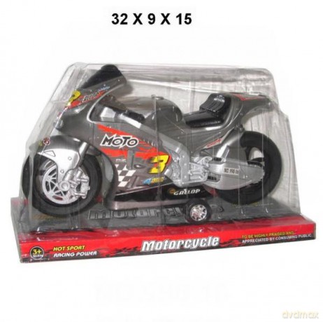 Motocykl plast.pod kloszem