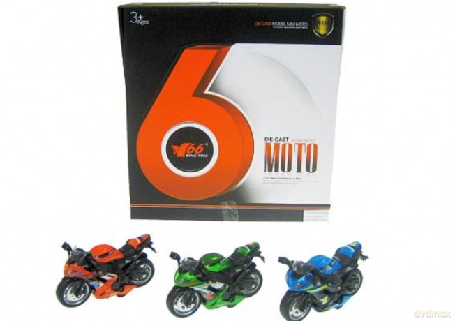 Motocykl wyścigowy z dźwiękiem