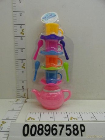 Naczynia Zestaw do herbaty w plastikowym opak