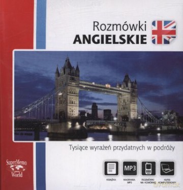 Rozmówki Angielski + CD Mp3 (twarda) - Opracowanie Zbiorowe [KSIĄŻKA]