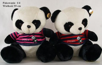 Panda w koszulce olbrzymia