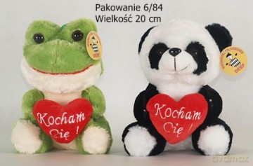 Panda/Żaba z sercem