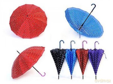 Parasol duży w kropki