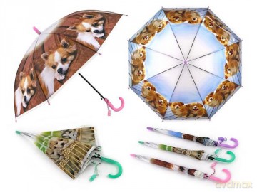 Parasol dziecięcy pieski/kotki