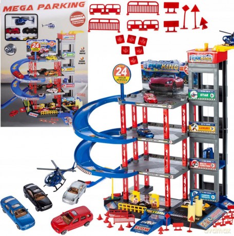 Parking Norimpex 4-poziomowy z samochodami i helikopterem
