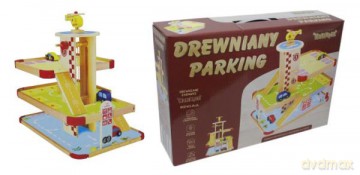 Parking drewniany